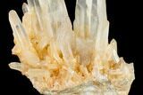 Tangerine Quartz Crystal Cluster - Madagascar #156945-2